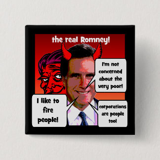 Macaron Carré 5 Cm Gaffes de Mitt Romney