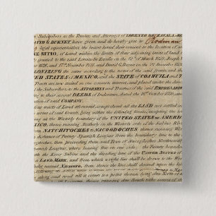 Macaron Carré 5 Cm Galveston Bay et Texas Land Company