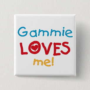 Macaron Carré 5 Cm Gammie aime mes t-shirts et cadeaux