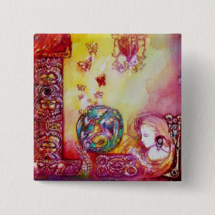 MACARON CARRÉ 5 CM GARDEN OF THE LOST SHADOWS -FAERY AND BUTTERFLIES