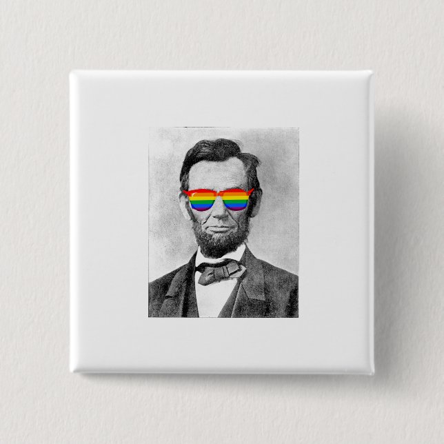 Macaron Carré 5 Cm Gaybraham Lincoln (Devant)