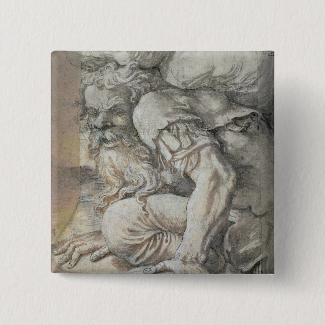 Macaron Carré 5 Cm Géant (Devant)