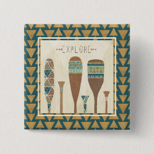 Macaron Carré 5 Cm Geo extérieur VII les explorent