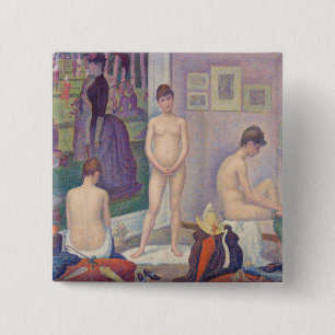 Macaron Carré 5 Cm Georges Seurat - Les Poseuses