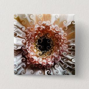 MACARON CARRÉ 5 CM GERBERAS