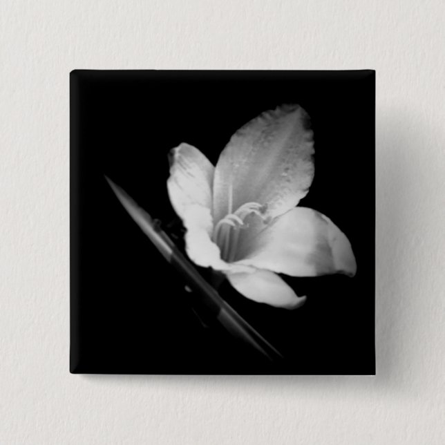 Macaron Carré 5 Cm Glace de Lilly 1 bouton (Devant)