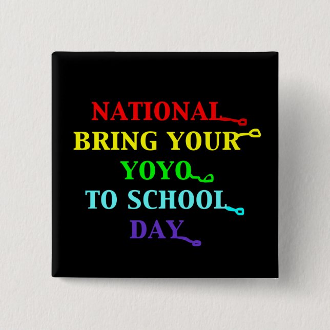 Macaron Carré 5 Cm goupille de nbyytsd (Devant)