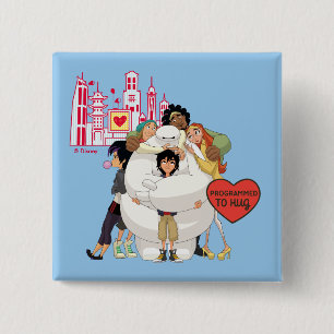 Macaron Carré 5 Cm Grand héros 6   Programmé pour Hug Valentine