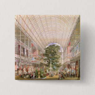 Macaron Carré 5 Cm Grande exposition de 1851. Décoration du transe