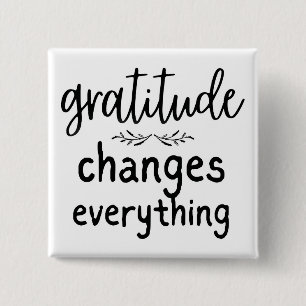 Macaron Carré 5 Cm Gratitude change tout