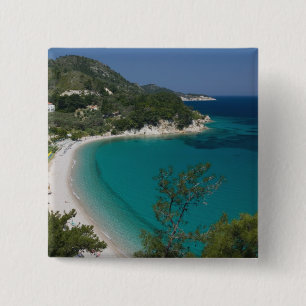 Macaron Carré 5 Cm GRÈCE, îles de la mer Égée nord-orientale, SAMOS,