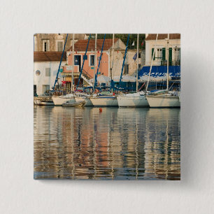 Macaron Carré 5 Cm GRÈCE, Ioniennes, KEFALONIA, Fiskardo :