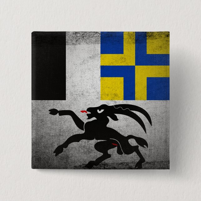 Macaron Carré 5 Cm Grisons (Devant)