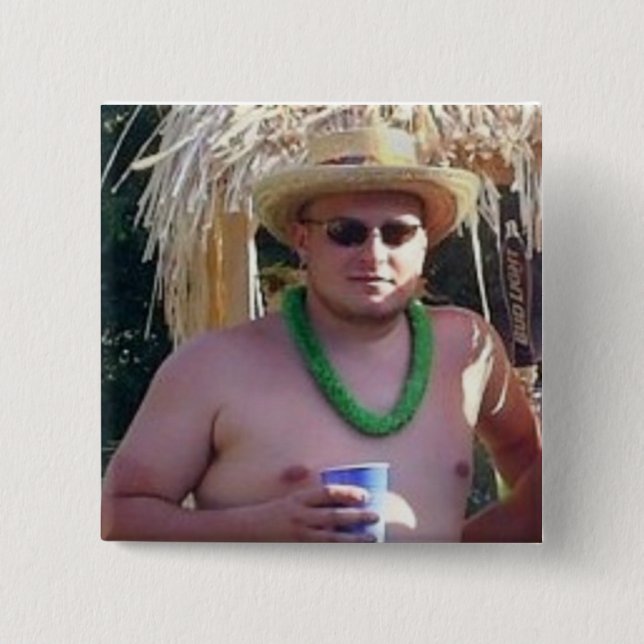 Macaron Carré 5 Cm Gros bouton d'Adam (Devant)