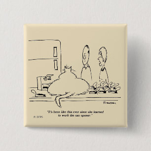 Macaron Carré 5 Cm Gros chat