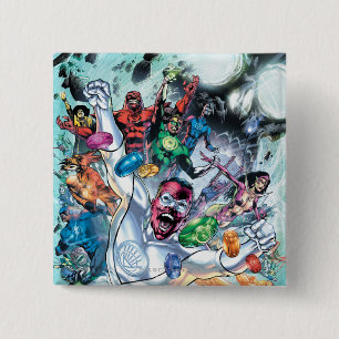 Macaron Carré 5 Cm Groupe de Corp. avec des anneaux