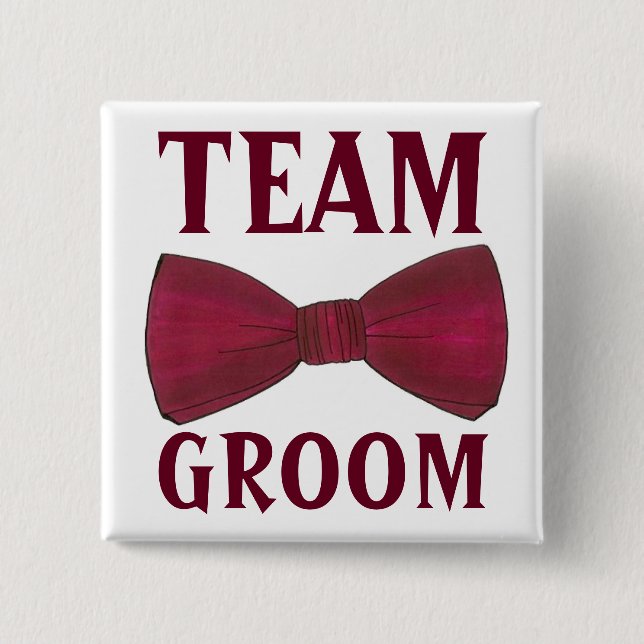 Macaron Carré 5 Cm GROUPE Mariage Groomsmen Bow Bowtie Best Man (Devant)