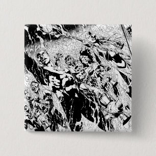 Macaron Carré 5 Cm Groupe vert de lanterne