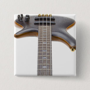 Macaron Carré 5 Cm Guitare basse électrique