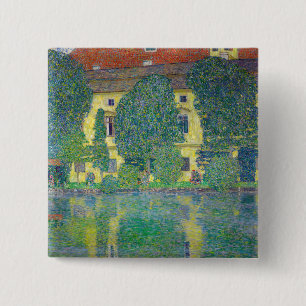 Macaron Carré 5 Cm Gustav Klimt - Schloss Kammer am Attersee III