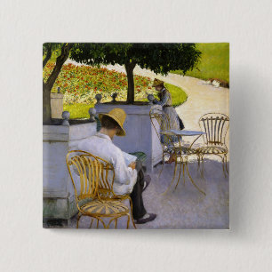 Macaron Carré 5 Cm Gustave Caillebotte - The Orange Trees