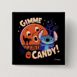 Macaron Carré 5 Cm Halloween Stitch   Gimme Candy !