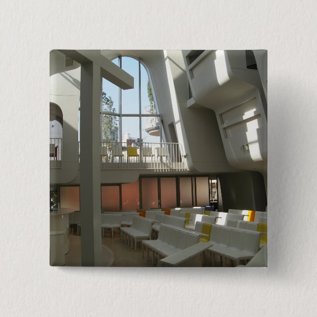 Macaron Carré 5 Cm Harajuku Église protestante, Tokyo, Japon (Devant)