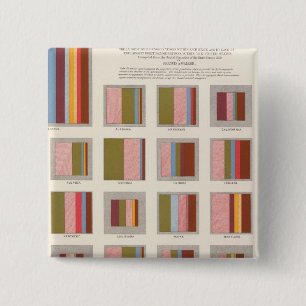 Macaron Carré 5 Cm Hébergement de l'église, Lithographe statistique U