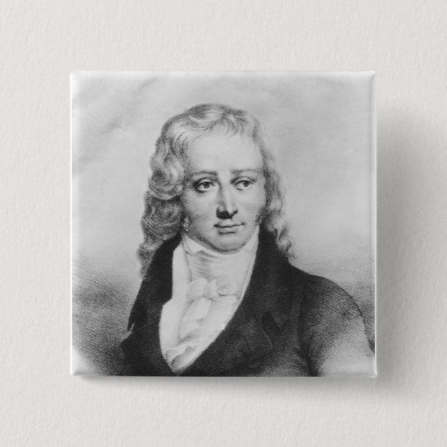 Macaron Carré 5 Cm Henri Benjamin Constant de Rebecque (Devant)