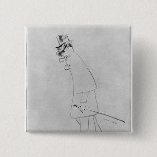 Macaron Carré 5 Cm Henri De Toulouse-Lautrec   un docteur de Chambre