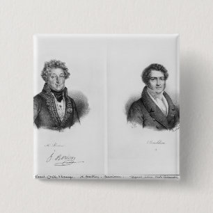 Macaron Carré 5 Cm Henri Montan Berton et Francois Adrien