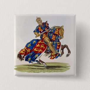 Macaron Carré 5 Cm Henry VI, roi d'Angleterre (1421-71), 1422, de 'A