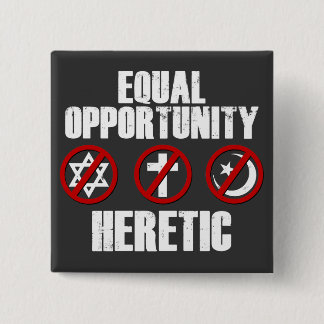Macaron Carré 5 Cm Hérétique d'égalité des chances