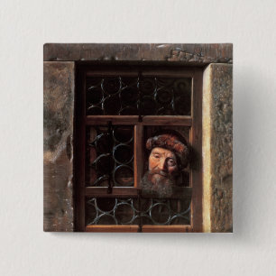 Macaron Carré 5 Cm Homme à une fenêtre, 1653