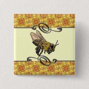 Macaron Carré 5 Cm Honey Bee