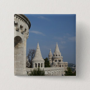 Macaron Carré 5 Cm Hongrie, ville capitale Budapest. Buda, Château