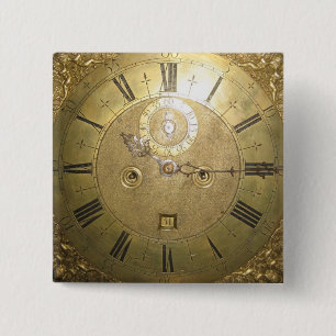 Macaron Carré 5 Cm Horloge grande II de cas de William Tomlinson
