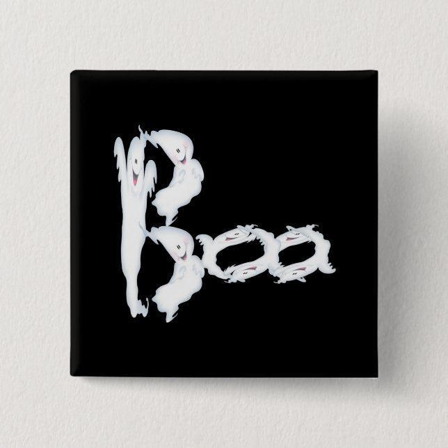 Macaron Carré 5 Cm Huez le bouton (Devant)