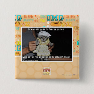 Macaron Carré 5 Cm I aucun veulent aller au partee de fancee du DA