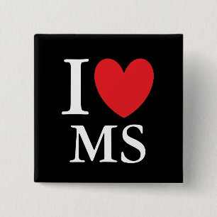 Macaron Carré 5 Cm I coeur Mississippi