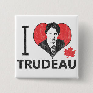 Macaron Carré 5 Cm I Heart Trudeau