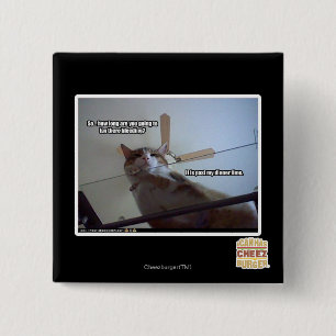 Macaron Carré 5 Cm Il est plus tard que mon dîner