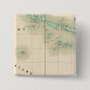 Macaron Carré 5 Cm Îles Salomon Océanie no 32