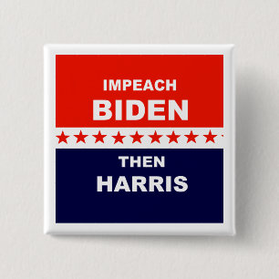 Macaron Carré 5 Cm Impeindre Biden Than Harris