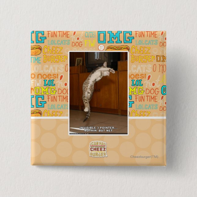 Macaron Carré 5 Cm Indicateur 3 invisible (Devant)