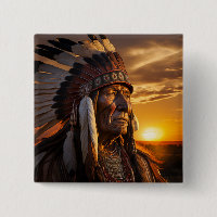 Indien en chef majestueux dans le Far West