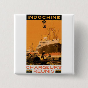 Macaron Carré 5 Cm Indochine Chargeurs Reunis