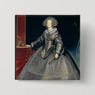Macaron Carré 5 Cm Infanta Maria Theresa (1638-83) c.1646 (l'huile