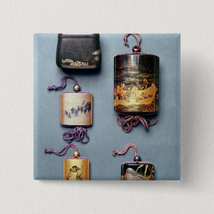 Macaron Carré 5 Cm Inro et blague à tabac