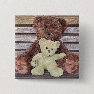 Macaron Carré 5 Cm Insigne de nounours